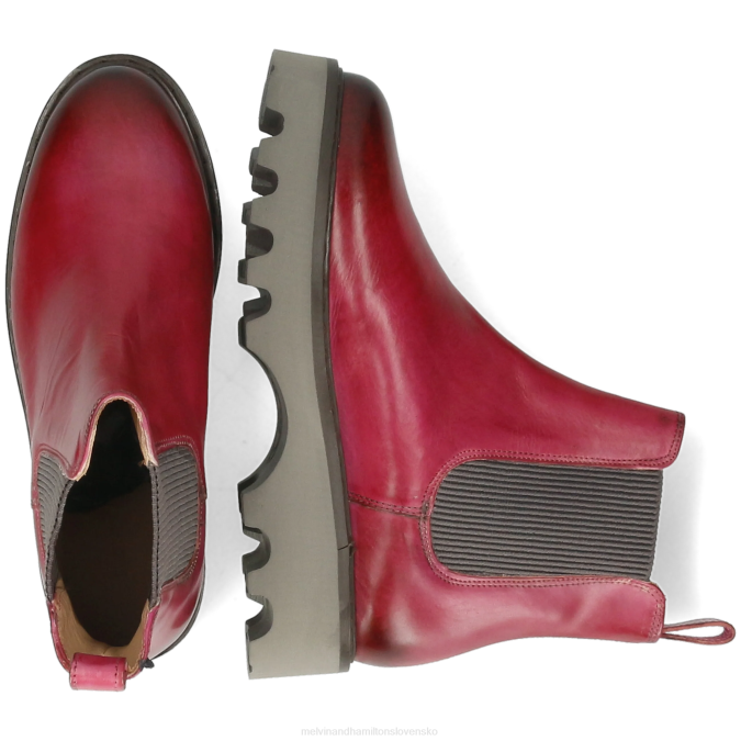 Melvin & Hamilton ženy megan 3r B0T21094 členkové čižmy fuchsiová