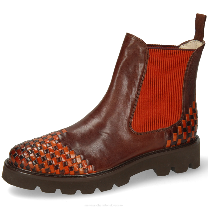 Melvin & Hamilton ženy molly 10 B0T2889 členkové čižmy hnedá