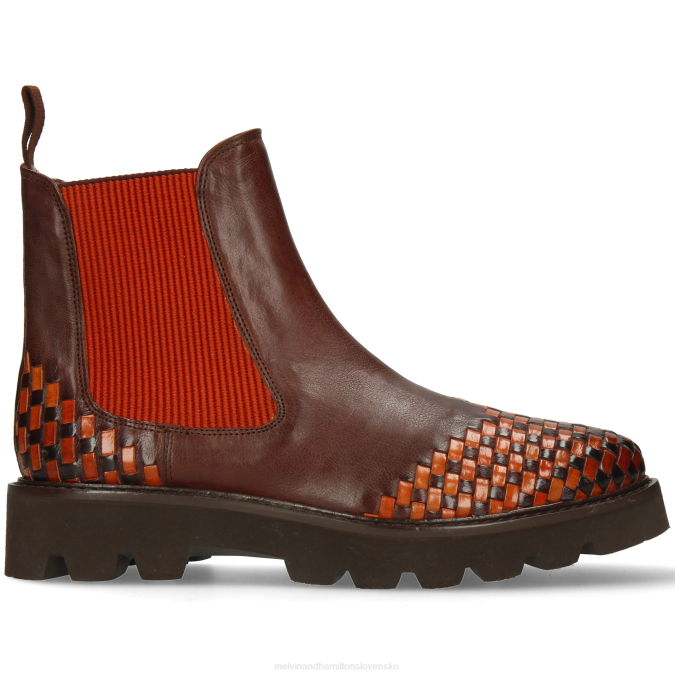 Melvin & Hamilton ženy molly 10 B0T2889 členkové čižmy hnedá