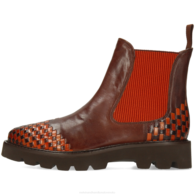 Melvin & Hamilton ženy molly 10 B0T2889 členkové čižmy hnedá