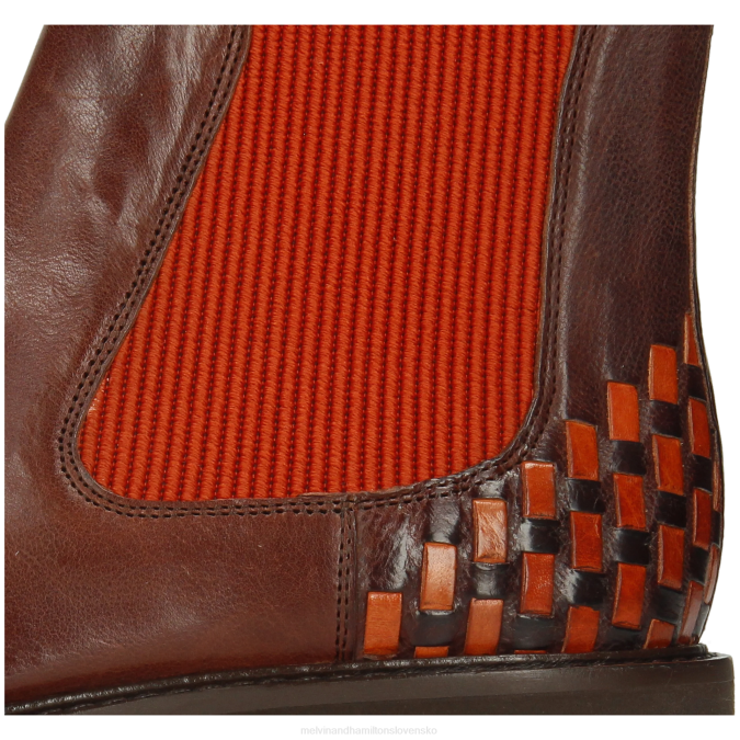 Melvin & Hamilton ženy molly 10 B0T2889 členkové čižmy hnedá