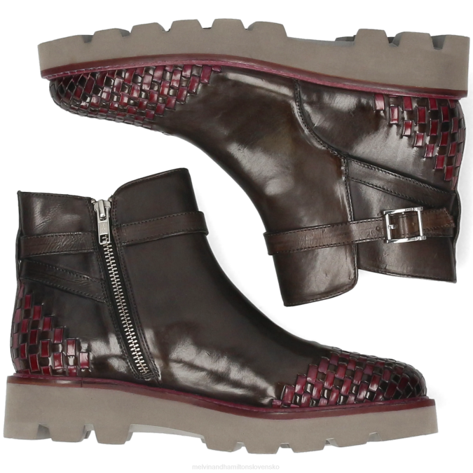 Melvin & Hamilton ženy molly 14 B0T2934 členkové čižmy sivá