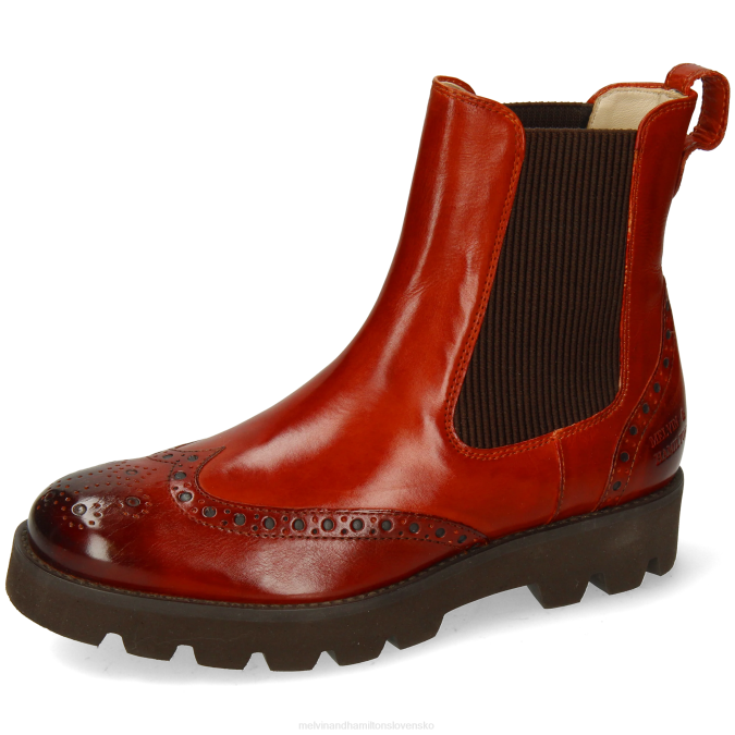 Melvin & Hamilton ženy nefrit 8 B0T2799 členkové čižmy hnedá