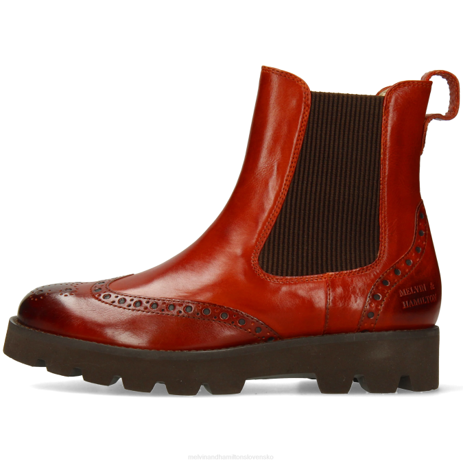 Melvin & Hamilton ženy nefrit 8 B0T2799 členkové čižmy hnedá