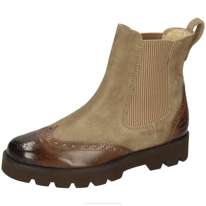 Melvin & Hamilton ženy nefrit 8 B0T2809 členkové čižmy hnedá