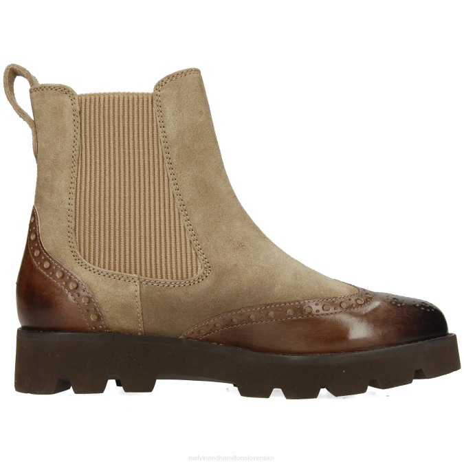 Melvin & Hamilton ženy nefrit 8 B0T2809 členkové čižmy hnedá