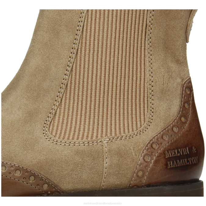Melvin & Hamilton ženy nefrit 8 B0T2809 členkové čižmy hnedá