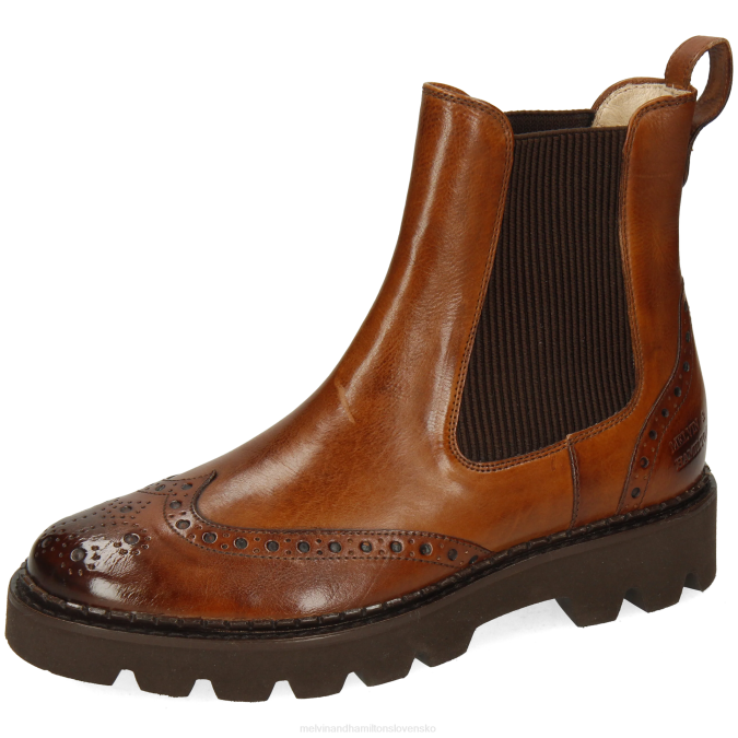 Melvin & Hamilton ženy nefrit 8 B0T2912 členkové čižmy hnedá