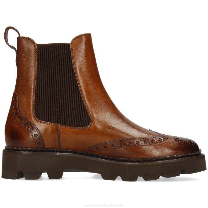 Melvin & Hamilton ženy nefrit 8 B0T2912 členkové čižmy hnedá