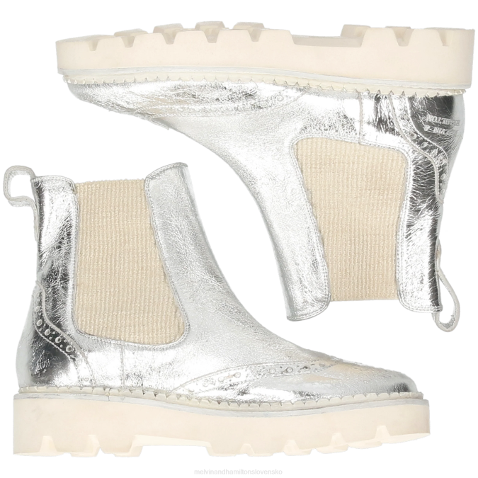 Melvin & Hamilton ženy nefrit 8 B0T2990 členkové čižmy striebro