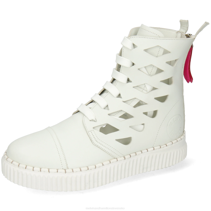 Melvin & Hamilton ženy nuri 1 B0T21000 členkové čižmy biely