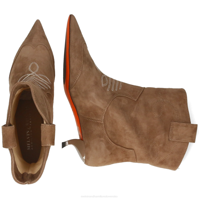 Melvin & Hamilton ženy polárna žiara 1 B0T2840 členkové čižmy hnedá