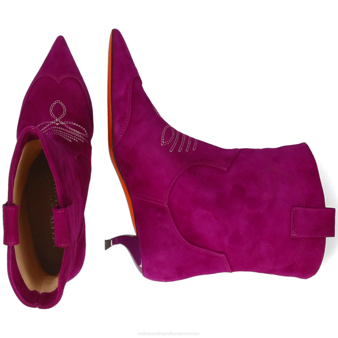 Melvin & Hamilton ženy polárna žiara 1 B0T2841 členkové čižmy Fialová