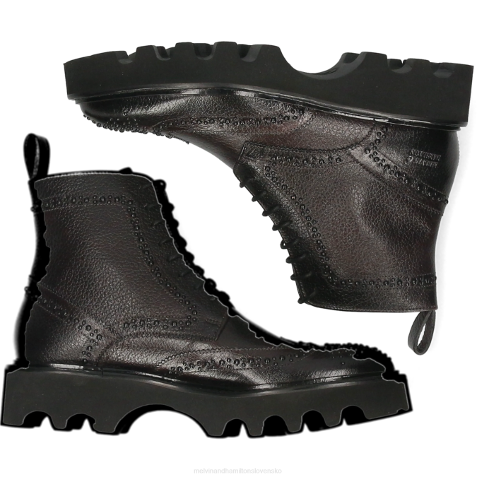 Melvin & Hamilton ženy sally 120 B0T2882 členkové čižmy čierna