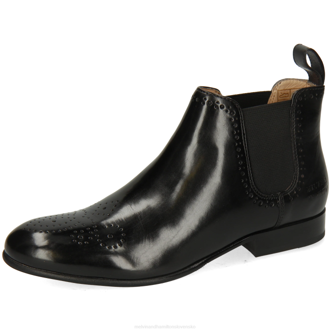 Melvin & Hamilton ženy sally 16 B0T2784 členkové čižmy čierna