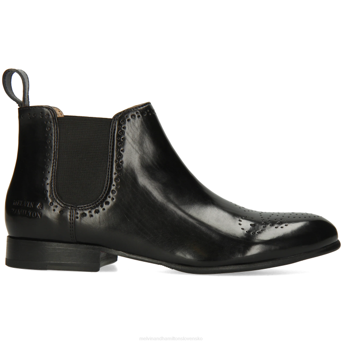 Melvin & Hamilton ženy sally 16 B0T2784 členkové čižmy čierna