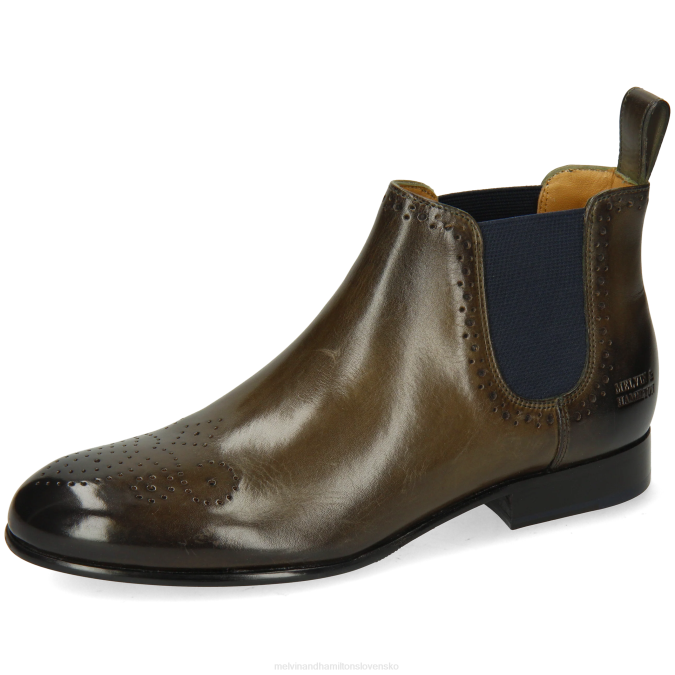 Melvin & Hamilton ženy sally 16 B0T2914 členkové čižmy kaki