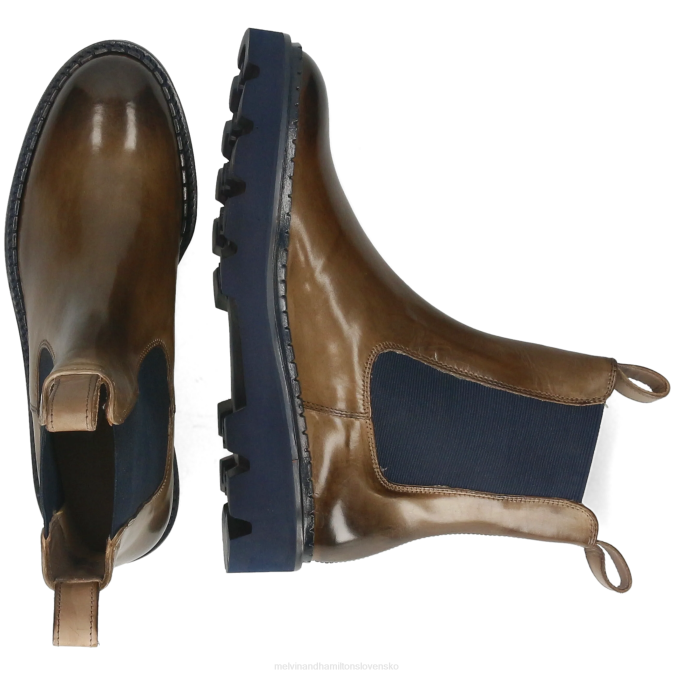 Melvin & Hamilton ženy sally 186 B0T2815 členkové čižmy hnedá