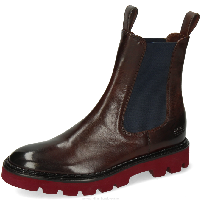 Melvin & Hamilton ženy sally 186 B0T2860 členkové čižmy hnedá