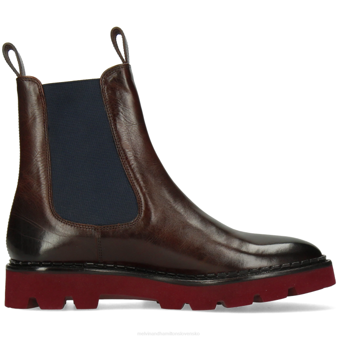 Melvin & Hamilton ženy sally 186 B0T2860 členkové čižmy hnedá