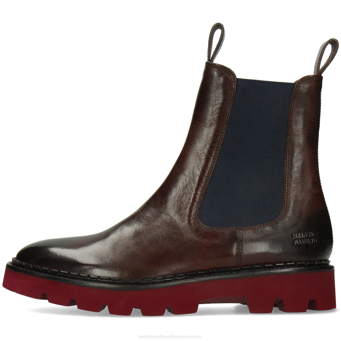 Melvin & Hamilton ženy sally 186 B0T2860 členkové čižmy hnedá