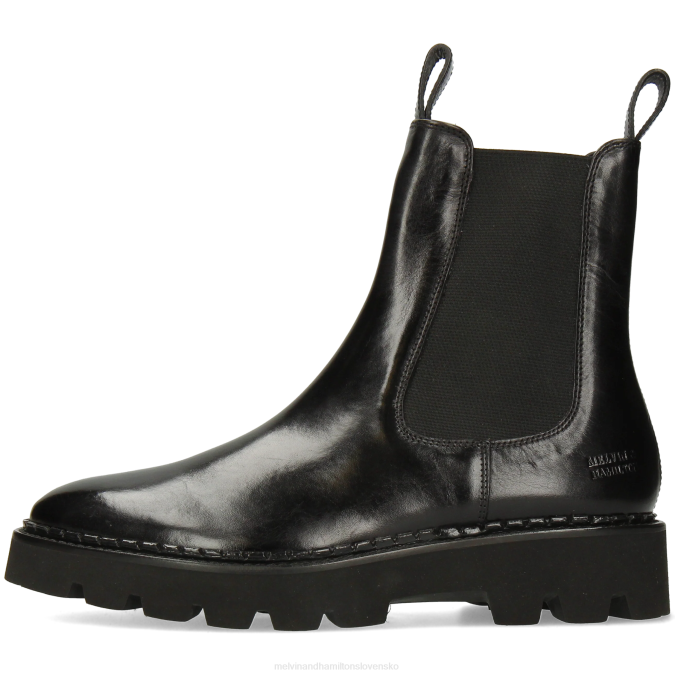 Melvin & Hamilton ženy sally 186 B0T2908 členkové čižmy čierna