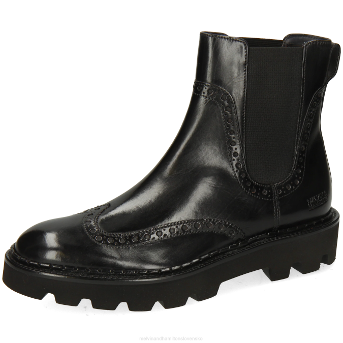 Melvin & Hamilton ženy sally 192 B0T2802 členkové čižmy čierna