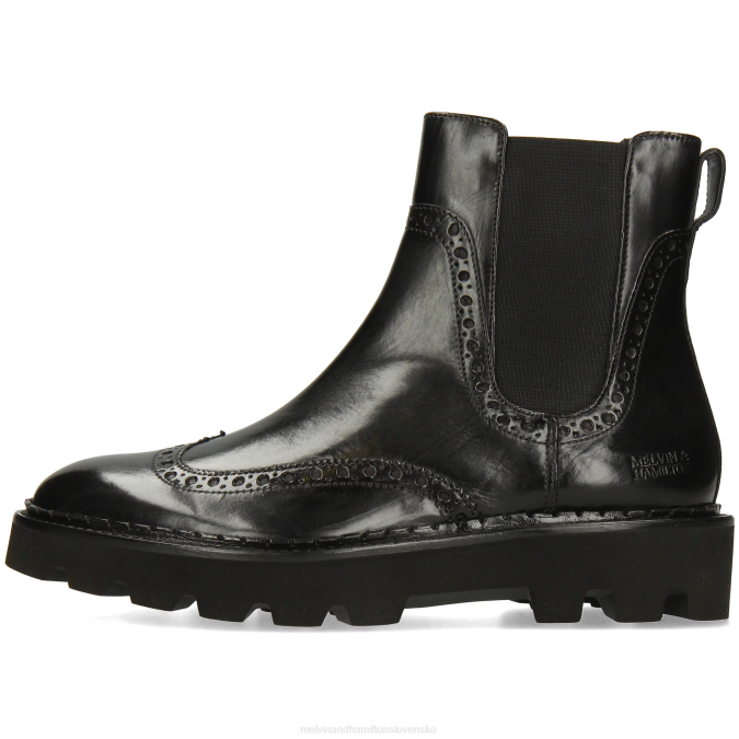 Melvin & Hamilton ženy sally 192 B0T2802 členkové čižmy čierna