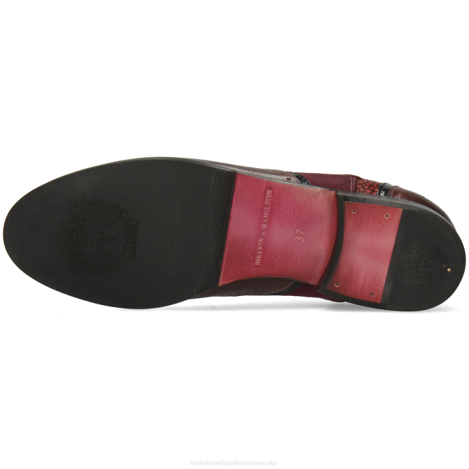 Melvin & Hamilton ženy sally 19 B0T21087 členkové čižmy Fialová