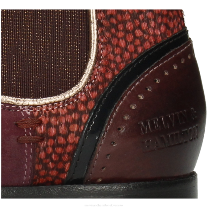 Melvin & Hamilton ženy sally 19 B0T21087 členkové čižmy Fialová