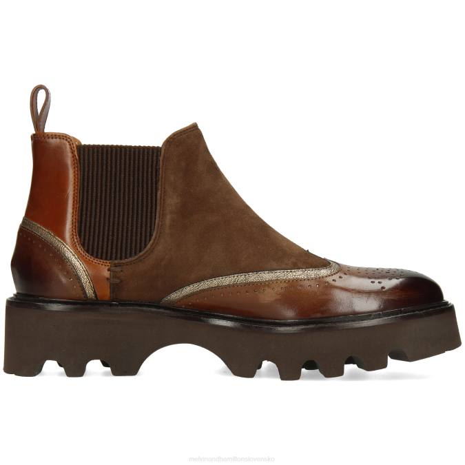 Melvin & Hamilton ženy sally 19 B0T2822 členkové čižmy hnedá