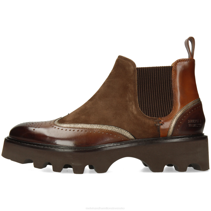 Melvin & Hamilton ženy sally 19 B0T2822 členkové čižmy hnedá