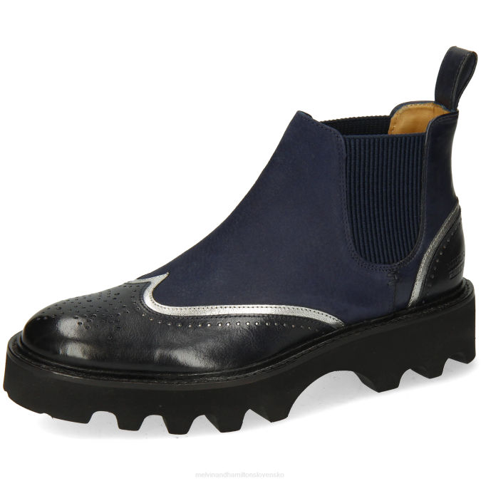 Melvin & Hamilton ženy sally 19 B0T2886 členkové čižmy Modrá