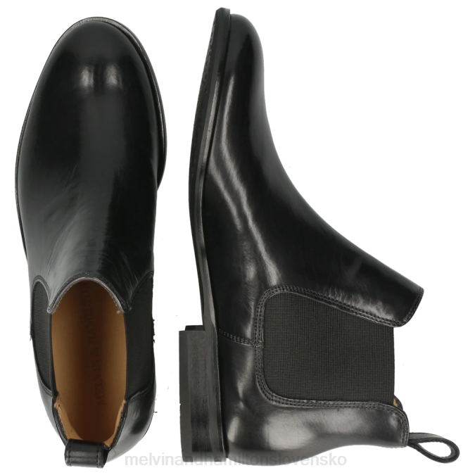 Melvin & Hamilton ženy sally 25 B0T21019 členkové čižmy čierna