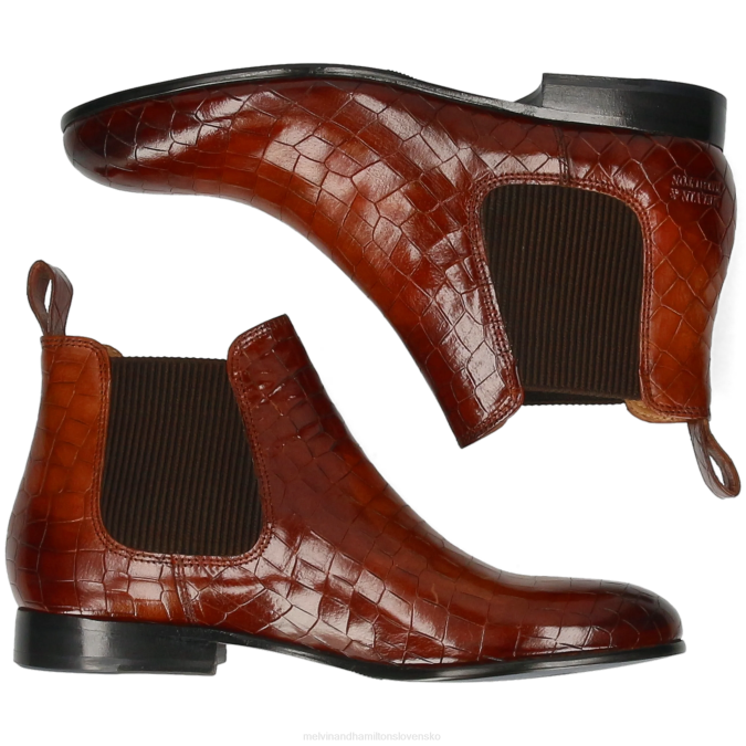 Melvin & Hamilton ženy sally 25 B0T2901 členkové čižmy hnedá