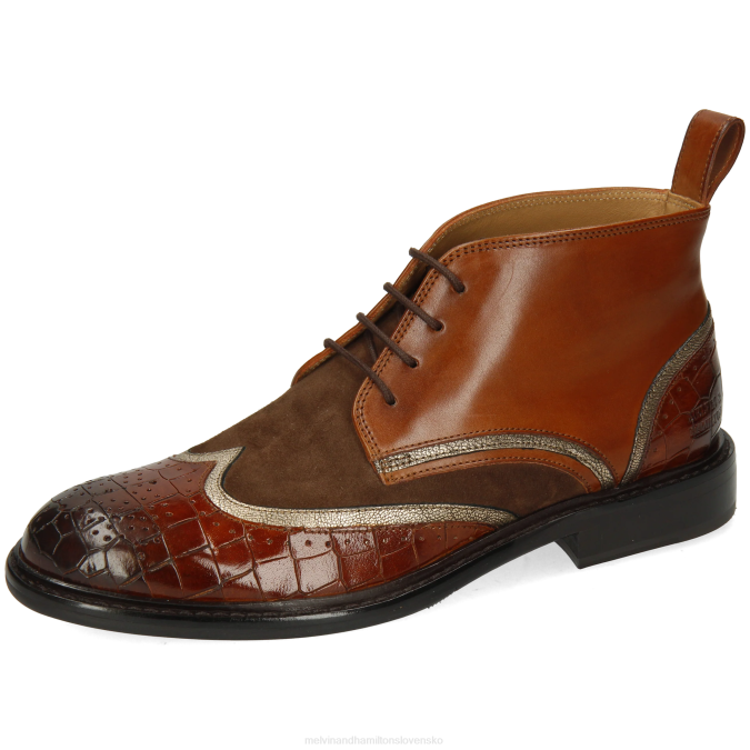 Melvin & Hamilton ženy sally 30 B0T2982 členkové čižmy hnedá