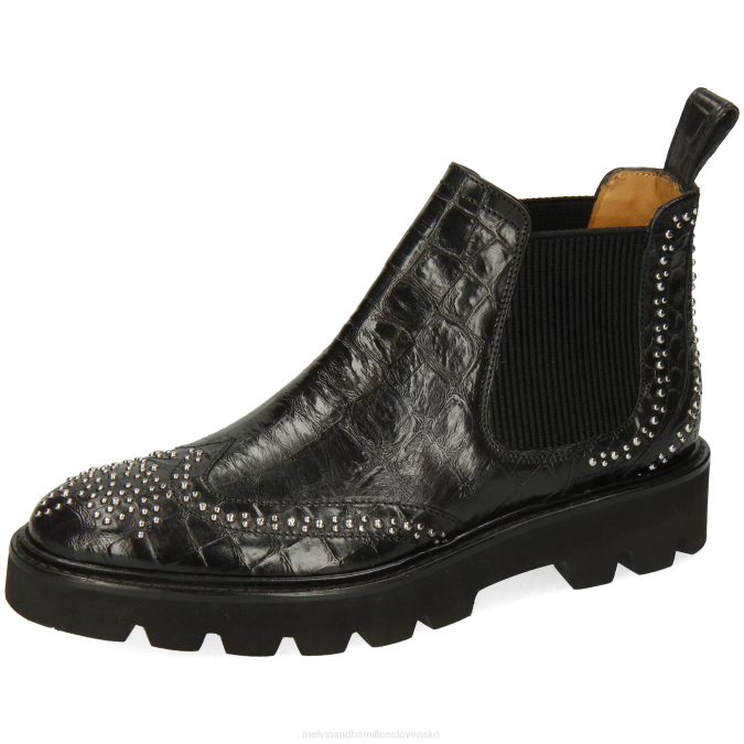 Melvin & Hamilton ženy sally 45 B0T2856 členkové čižmy čierna