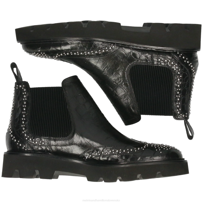 Melvin & Hamilton ženy sally 45 B0T2856 členkové čižmy čierna