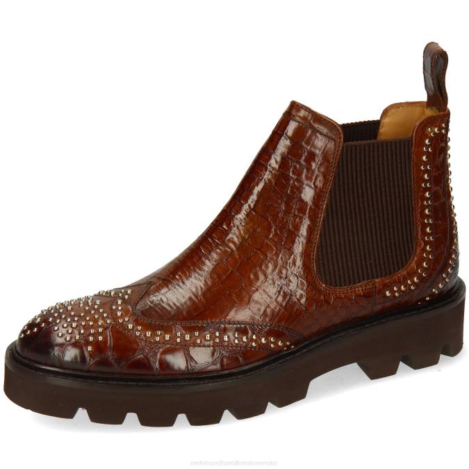 Melvin & Hamilton ženy sally 45 B0T2881 členkové čižmy hnedá