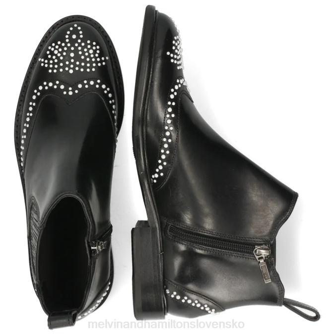 Melvin & Hamilton ženy sally 46 B0T21061 členkové čižmy čierna