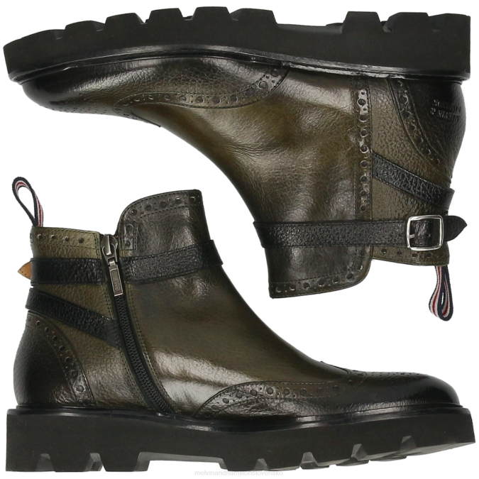 Melvin & Hamilton ženy sally 60 B0T2950 členkové čižmy sivá