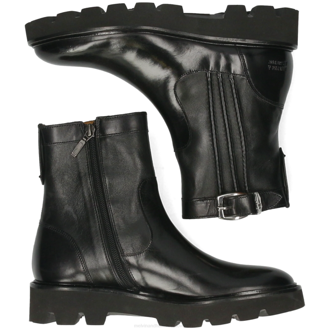 Melvin & Hamilton ženy sally 85 B0T2849 členkové čižmy čierna