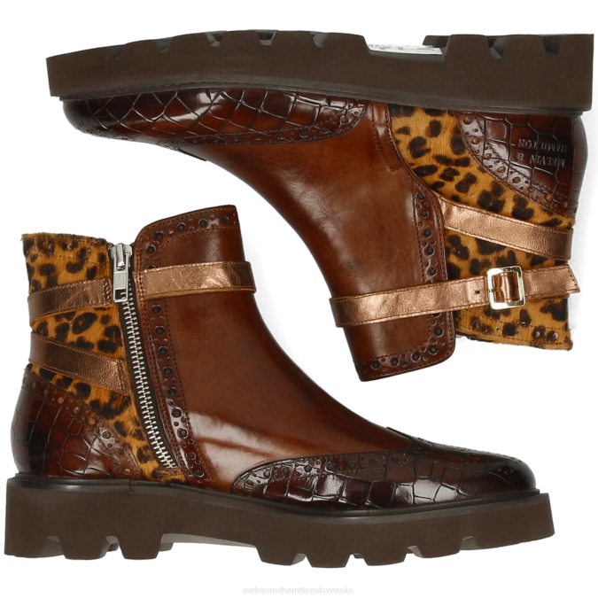 Melvin & Hamilton ženy selina 25 B0T2894 členkové čižmy hnedá