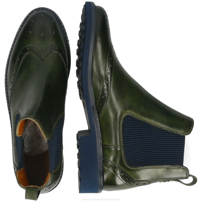 Melvin & Hamilton ženy selina 29 B0T2794 členkové čižmy zelená