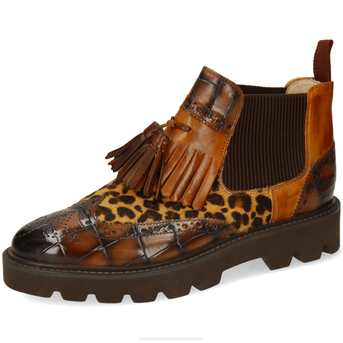 Melvin & Hamilton ženy selina 5 B0T2869 členkové čižmy hnedá