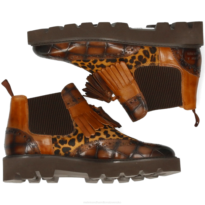 Melvin & Hamilton ženy selina 5 B0T2869 členkové čižmy hnedá