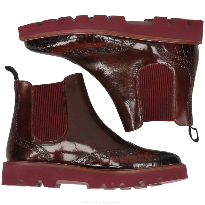 Melvin & Hamilton ženy selina 65 B0T2966 členkové čižmy Fialová