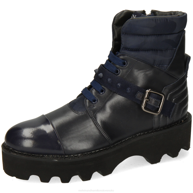 Melvin & Hamilton ženy sybilla 27 B0T2853 členkové čižmy Modrá