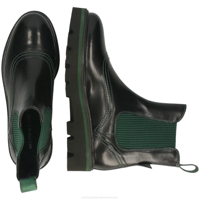 Melvin & Hamilton ženy sybilla 33 B0T2785 členkové čižmy čierna