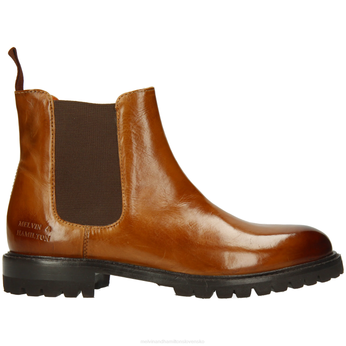 Melvin & Hamilton ženy vláda 8 B0T2826 členkové čižmy hnedá